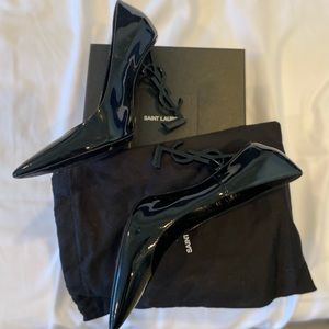 YSL Opyum Point-Toe Patent Leather Pumps